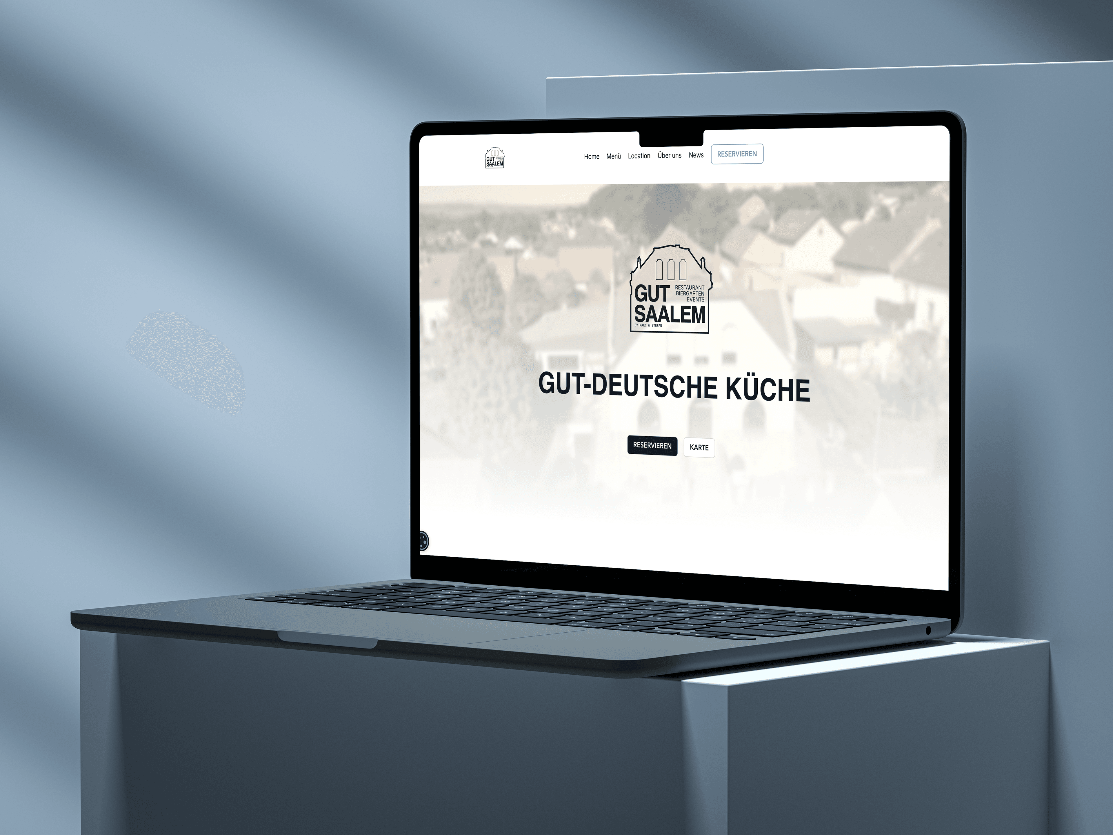 Website von Gut Saalem