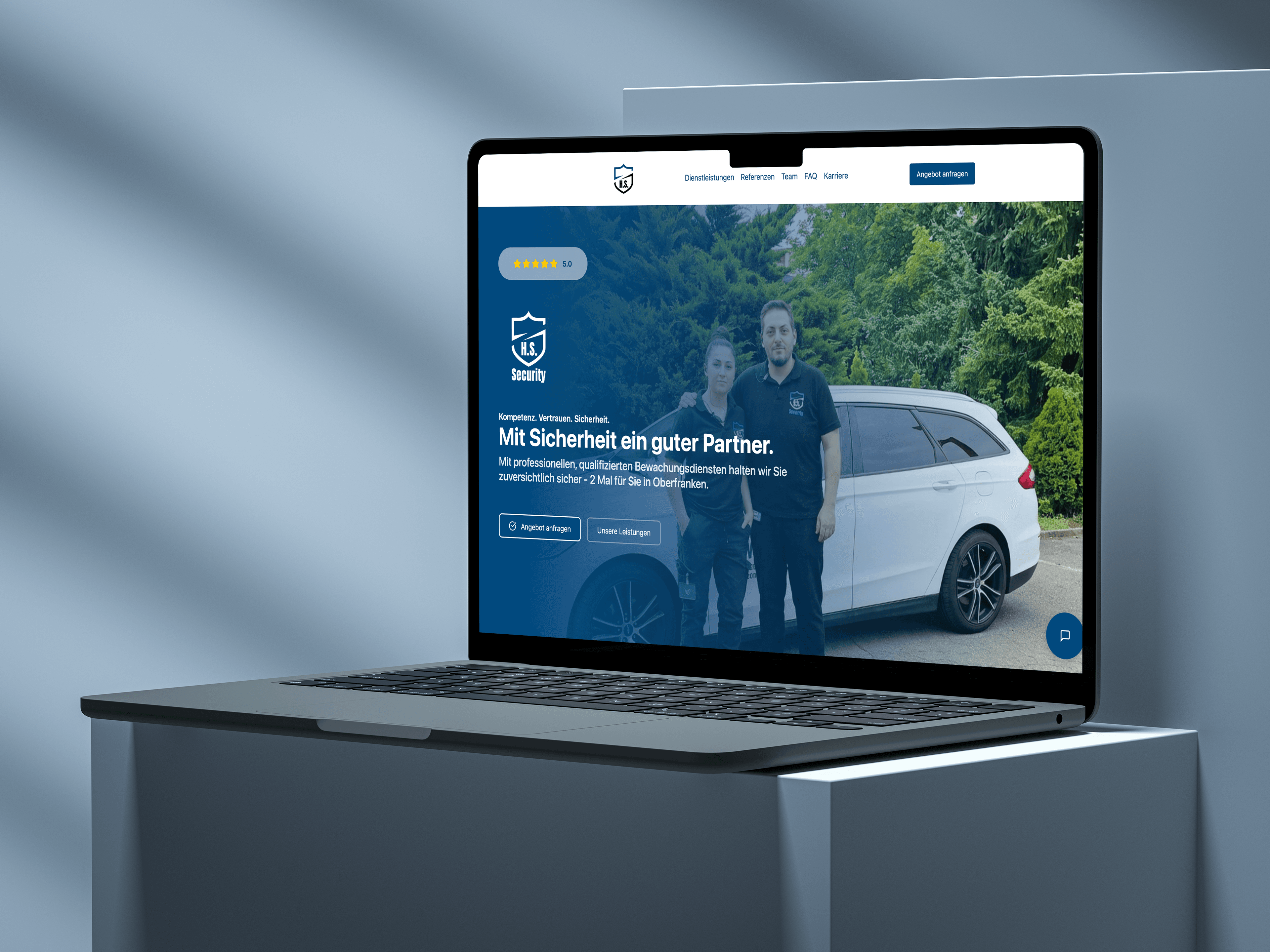 Website von H.S. Security
