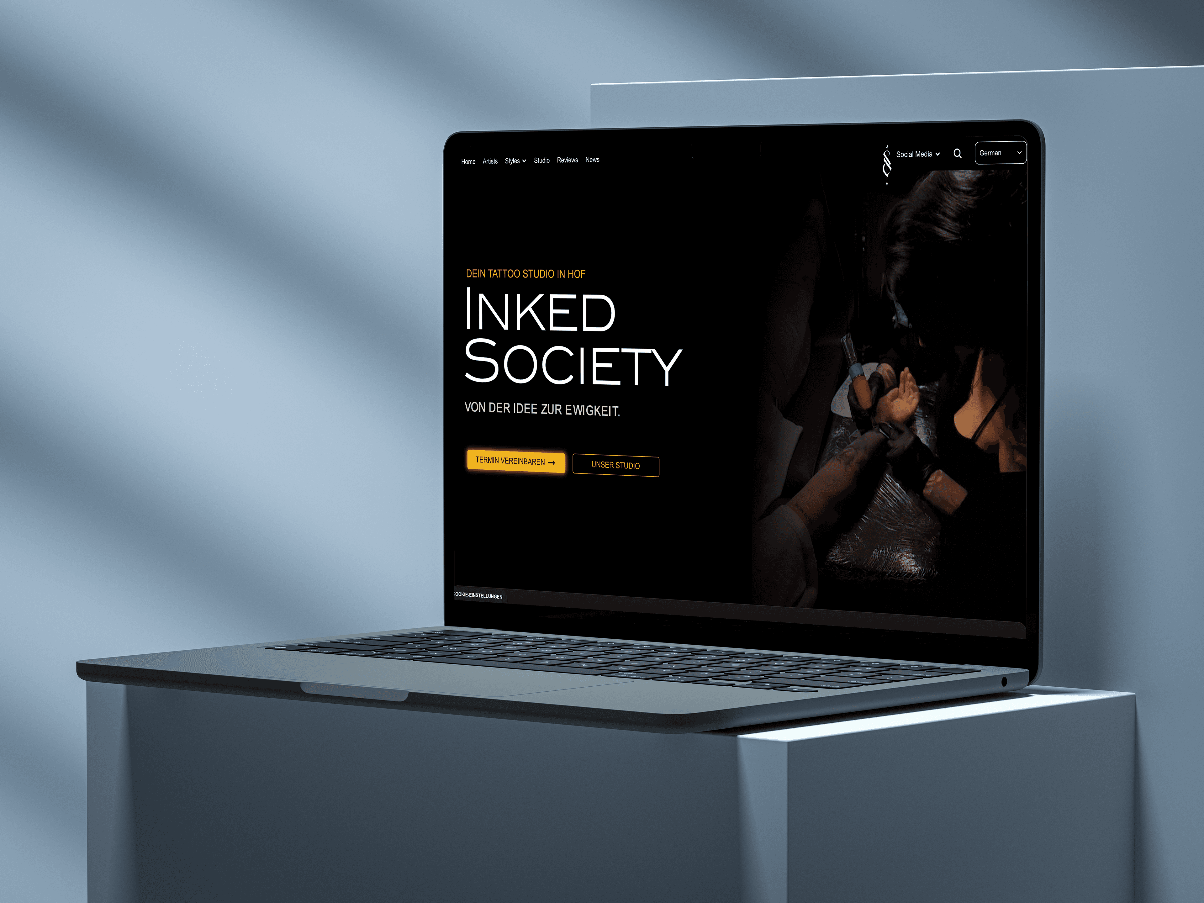 Website von Inked Society