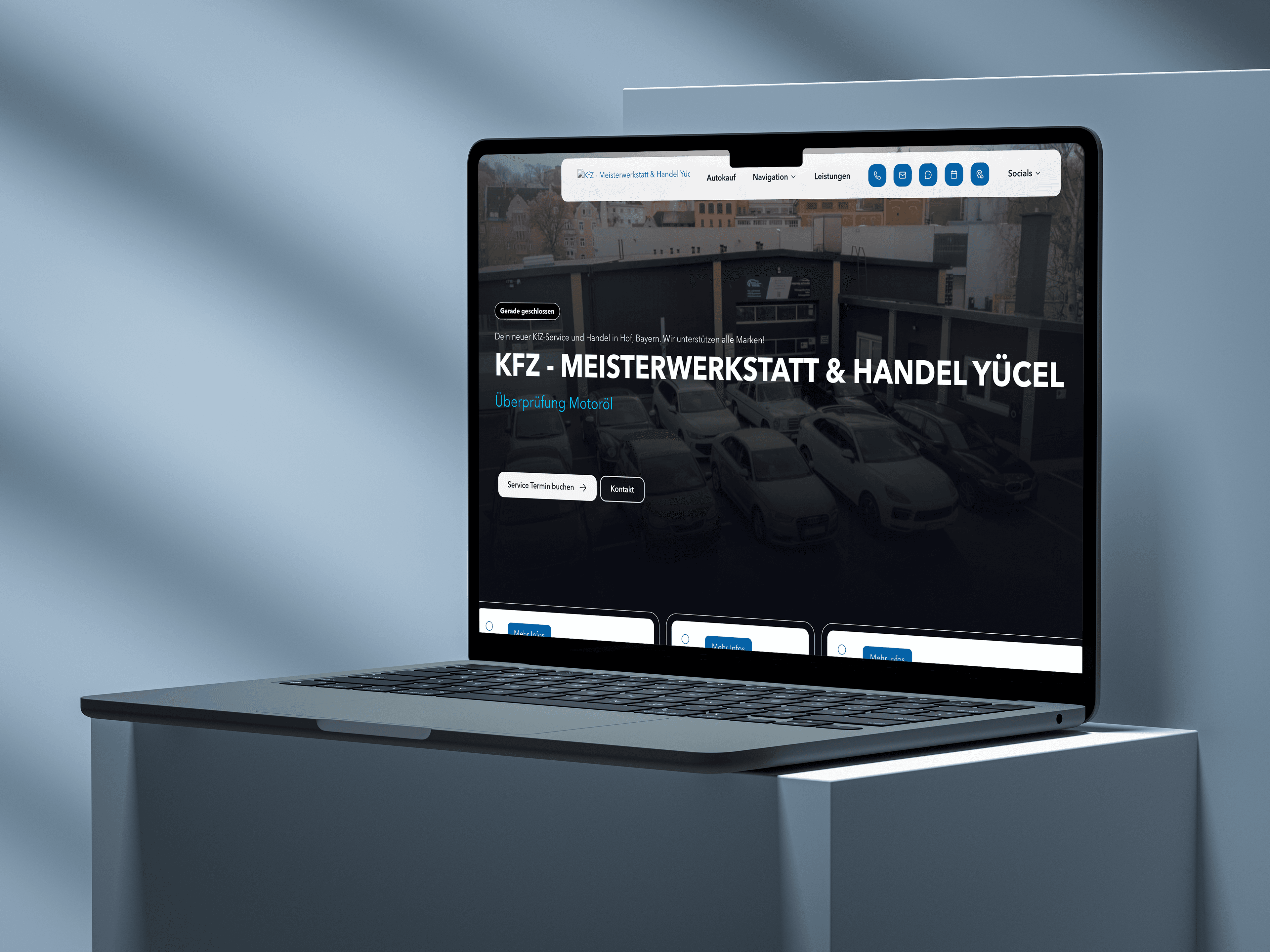 Website von KfZ-Service & Handel Yücel